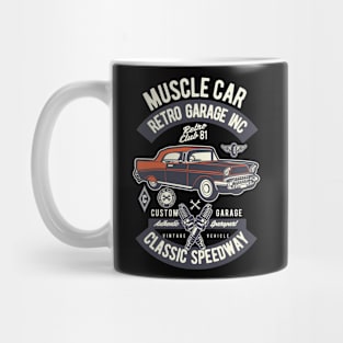 Retro Muscle Car, Vintage Retro Classic Mug